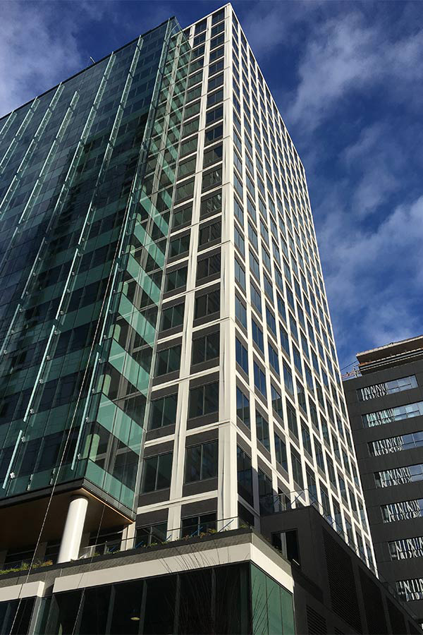 Exterior of 1007 Stewart St Building.