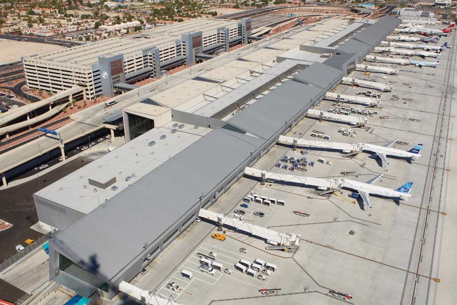 Top View of McCarran International Airport