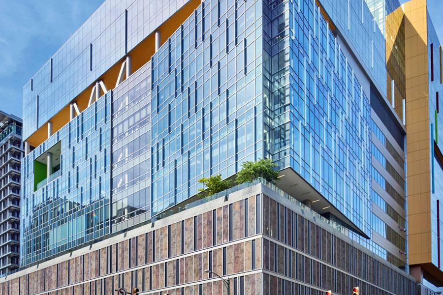 Exterior of VCU Children’s Hospital.