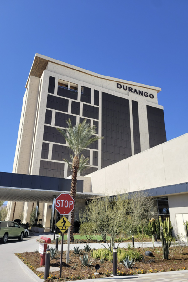 Exterior of the Durango casino and hotel.