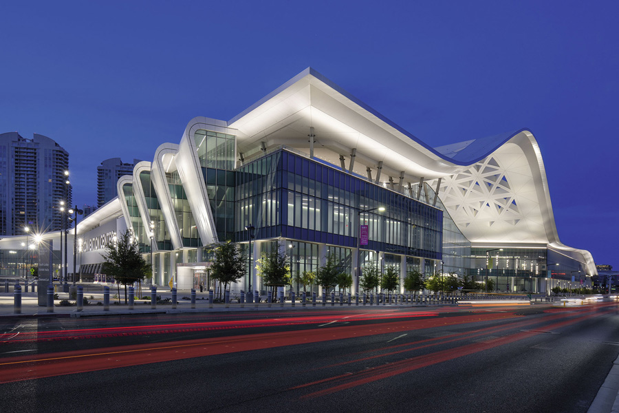 Exterior of the Las Vegas Convention Center
